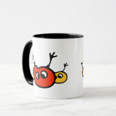 3匹のかわいい虫 マグカップ (正面左)