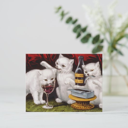 3匹のすてきな子ネコ シーズンポストカード (スタンド正面)