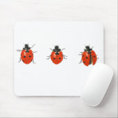 3匹のてんとう虫2013年 マウスパッド (マウス)