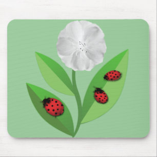 3匹のてんとう虫 マウスパッド