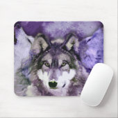 3匹のオオカミ マウスパッド (マウス)