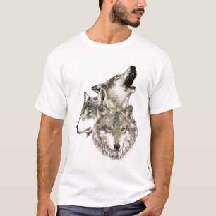 3匹のオオカミ Tシャツ