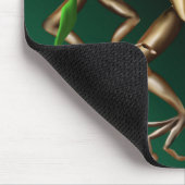 3匹のカエルのマウスパッド マウスパッド (コーナー)