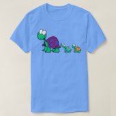 3匹のカメ Tシャツ (デザイン正面)