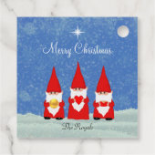 3匹のクリスマスのノーム フェイバータグ (裏面)