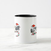 3匹のクリスマスのフィンチ(米国) マグカップ (中央)