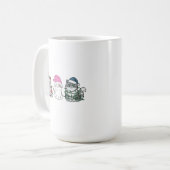 3匹のクリスマス猫 コーヒーマグカップ (正面左)