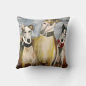 3匹のグレイハウンド クッション (裏面)