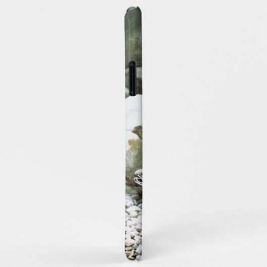 3匹のサケの魚が水中で泳いでいる Case-Mate iPhoneケース (裏面/右)