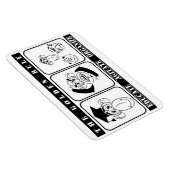 3匹のサルが集まって集まる マグネット (右側)