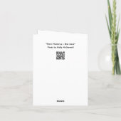 3匹のサルと1匹のサル カード (裏面)