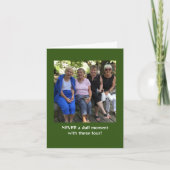 3匹のサルと1匹のサル カード (正面)