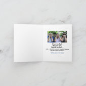 3匹のサルと1匹のサル カード (内部)