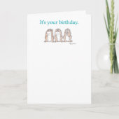 3匹のサル カード (正面)