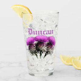 3匹のスコットランドのアザミ タンブラーグラス