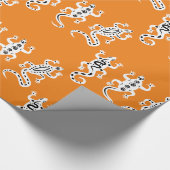 3匹のトカゲのThunder_Coveの南西スタイル ラッピングペーパー (角)