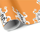 3匹のトカゲのThunder_Coveの南西スタイル ラッピングペーパー (ロールコーナー)