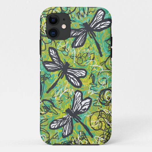 3匹のトンボ、iphone 5のための芸術の場合 Case-Mate iPhoneケース (裏面)