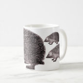 3匹のハリネズミのマグ コーヒーマグカップ (正面右)