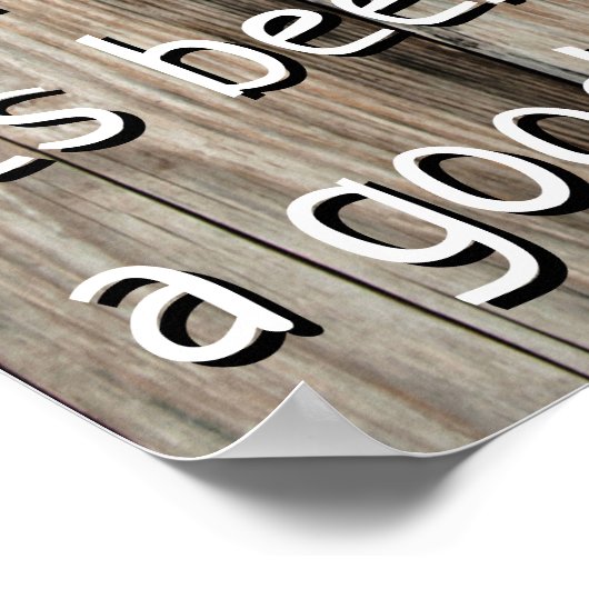 3匹のヤギポートレート – ヤギみたいに可愛い匂い ポスター (角)