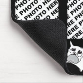 3匹の写真のマウスパッドの白犬を加えて下さい マウスパッド (コーナー)