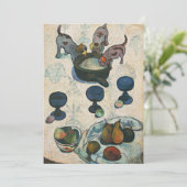 3匹の子犬と一緒に生きる | ポール・ゴーギン (スタンド正面)