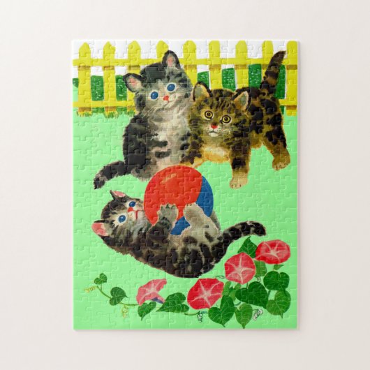 3匹の子猫 ジグソーパズル (縦)