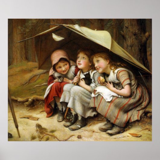 3匹の子猫 ポスター (正面)