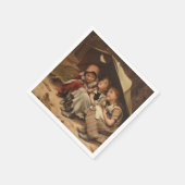 3匹の子猫(Joseph Clark) スタンダードカクテルナプキン (角)