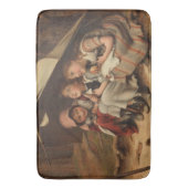 3匹の子猫(Joseph Clark) バスマット (正面縦)