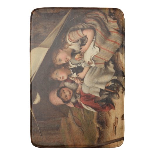 3匹の子猫(Joseph Clark) バスマット (正面縦)