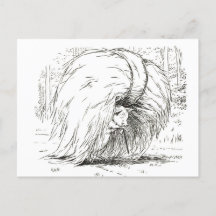 3匹の子豚：最初の子豚はがき