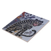 3匹の子連れの韓国のタイガー・ミンファ タイル (側面)