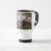 3匹の小さいブタの会合 トラベルマグ (正面右)