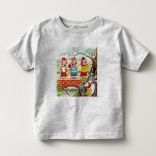 3匹の小さいブタ トドラーTシャツ