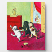 3匹の小さい子ネコ フォトプラーク (正面)