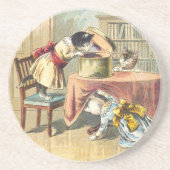 3匹の小さい子ネコ: ミトンを捜すこと コースター (正面)