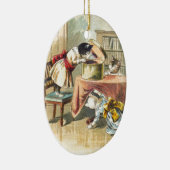 3匹の小さい子ネコ: ミトンを捜すこと セラミックオーナメント (右)