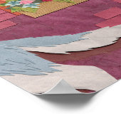 3匹の小さな豚が窓の外をのぞき込む ポスター (角)