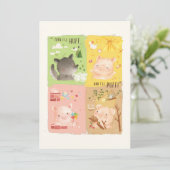 3匹の小さな豚と大きな悪い狼 サンキューカード (スタンド正面)