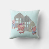 3匹の小さな豚 クッション (裏面)