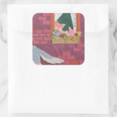 3匹の小さな豚 スクエアシール (バッグ)