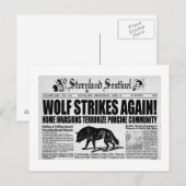 3匹の小さな豚 ポストカード (正面/裏面)