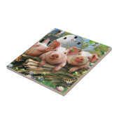 3匹の小豚 タイル (側面)