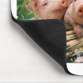 3匹の小豚 マウスパッド (コーナー)