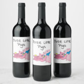 3匹の小豚 ワインラベル (ボトル)