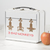 3匹の悪いサル メタルランチボックス (インサイチュ)