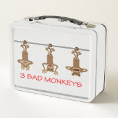 3匹の悪いサル メタルランチボックス (裏面)