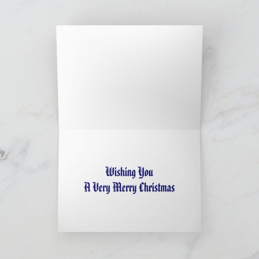 3匹の猫のクリスマスカード シーズンカード (内部)