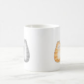 3匹の猫のマグ コーヒーマグカップ (中央)